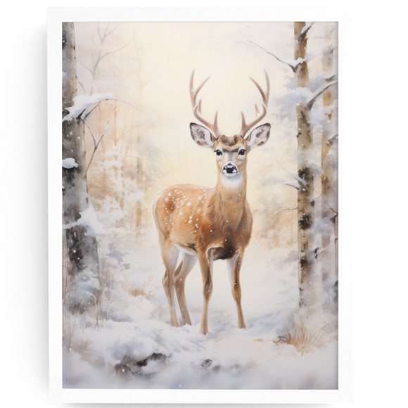 Creative Path Studios Other - Deer Wall Art Print Poster Unframed